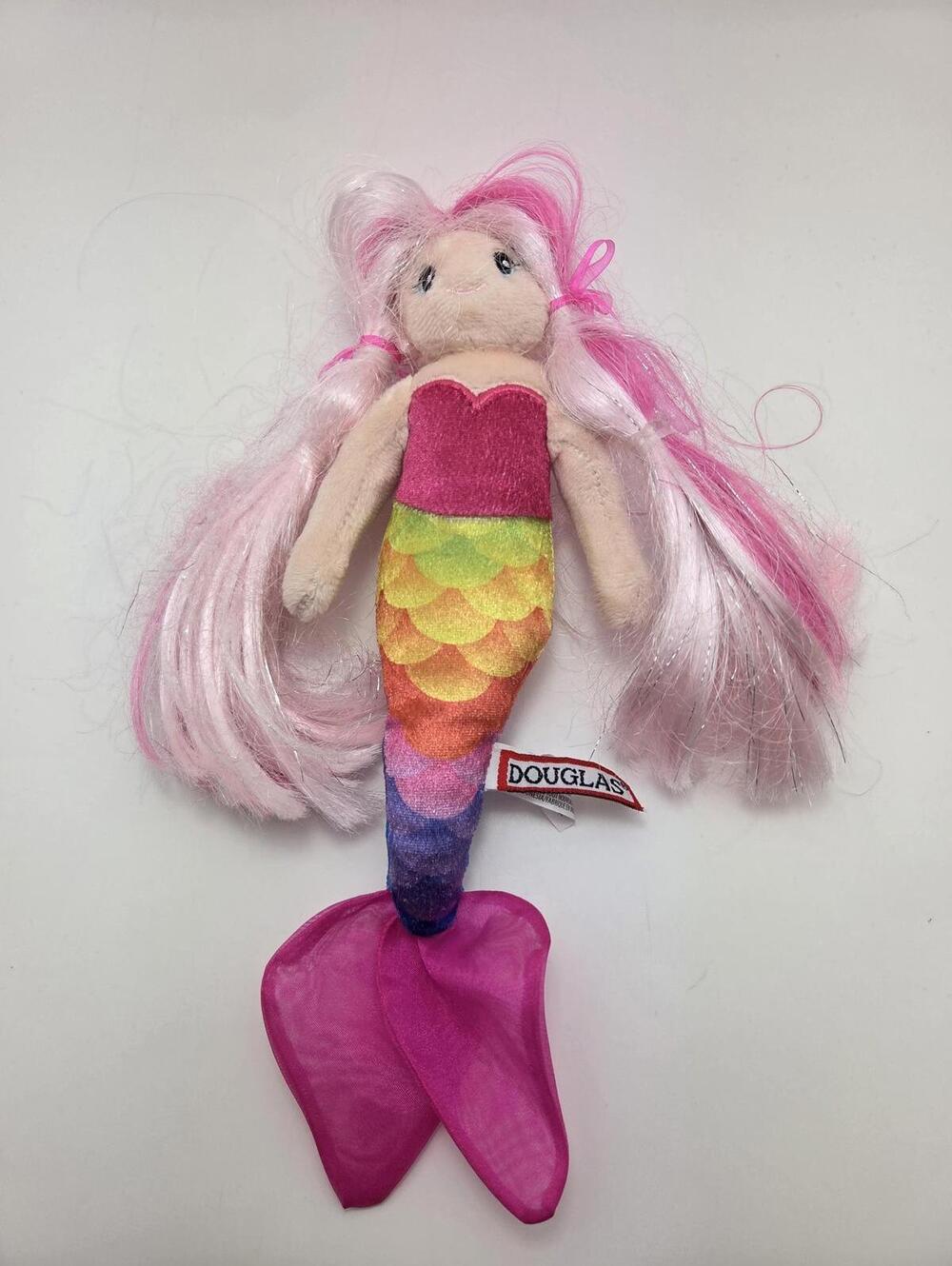 Vintage Douglas Mermaid Doll Plush, Douglas Plush (8 inch)